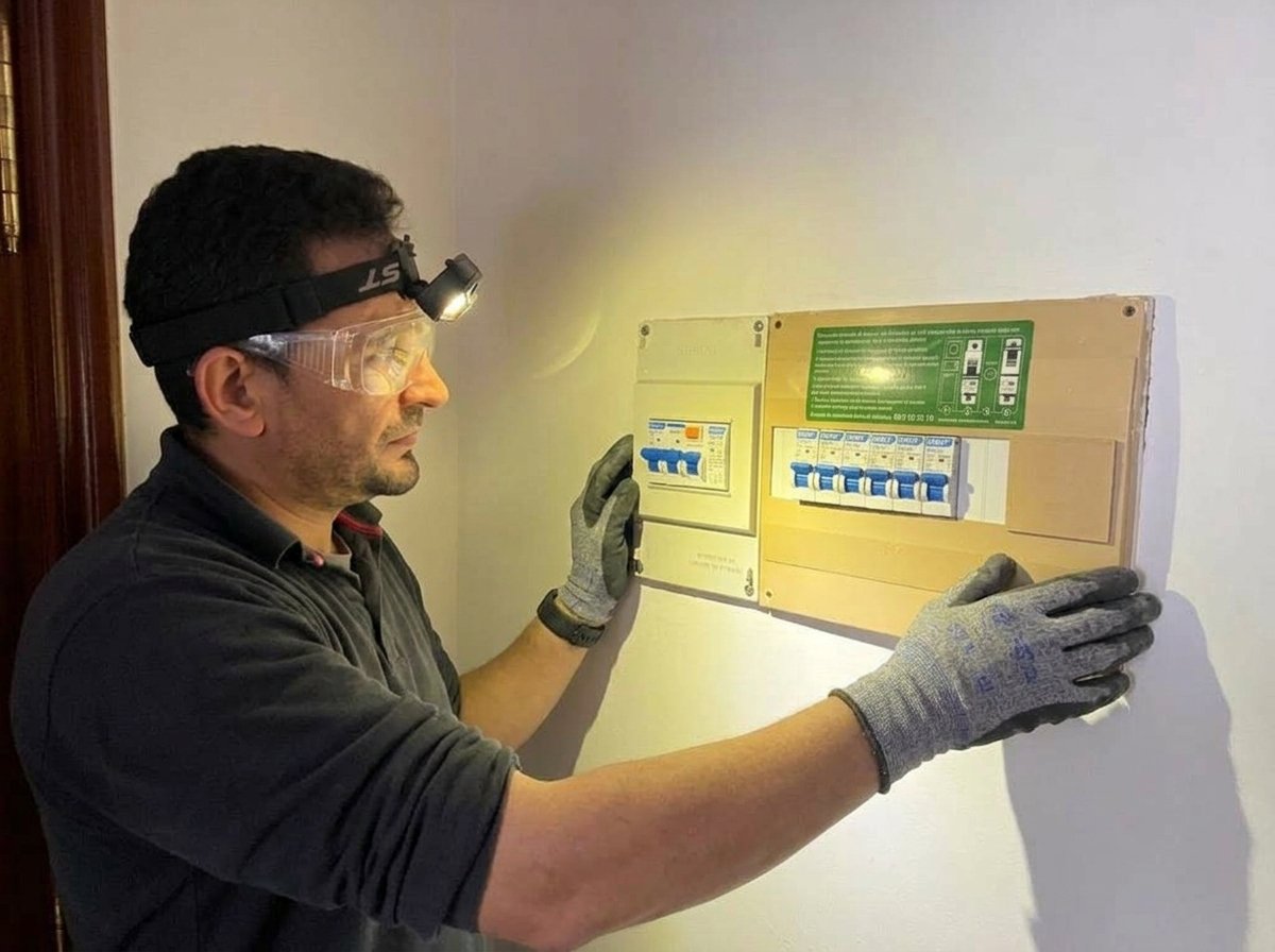 Instalación Eléctrica Terminada - Cuadro Eléctrico Después